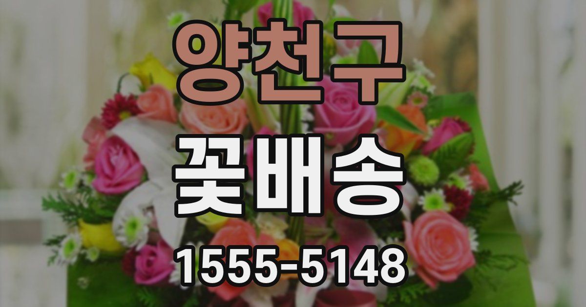 양천구 꽃배송