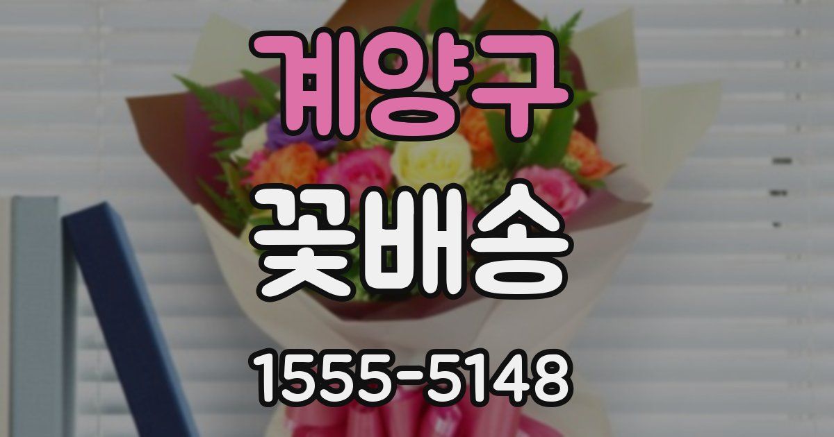 계양구 꽃배송