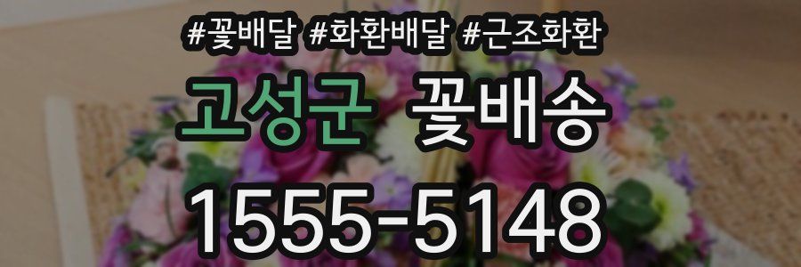 고성군 꽃배송