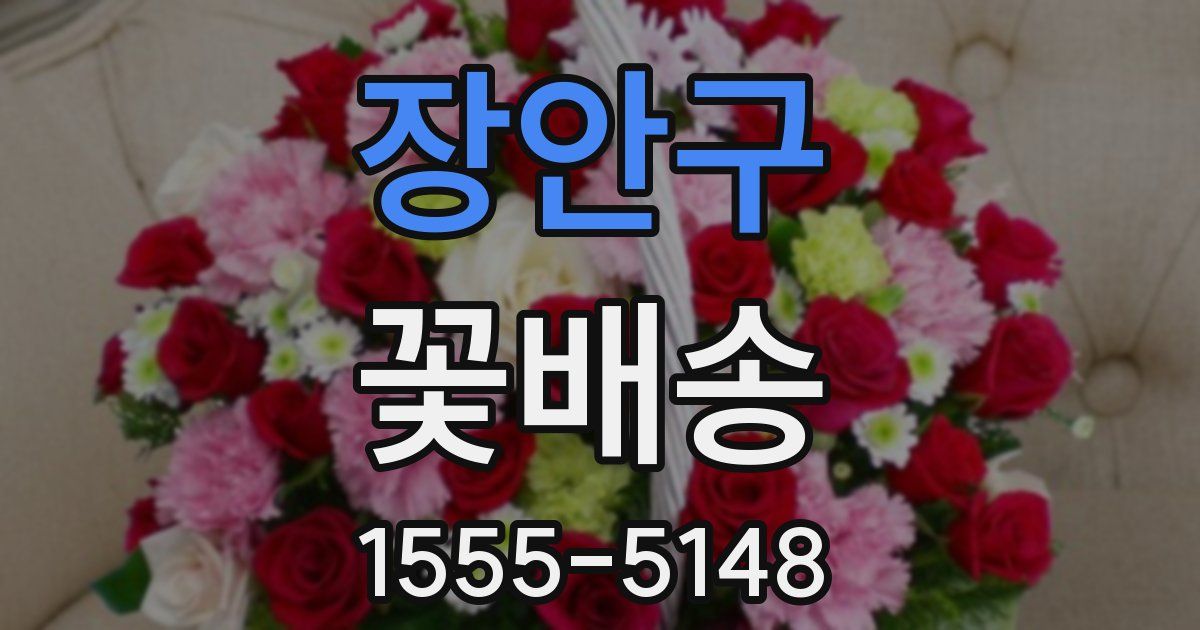 장안구 꽃배송