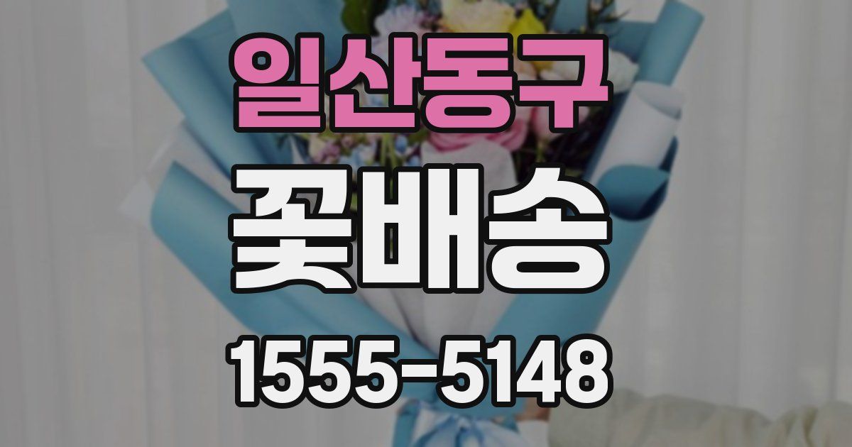 일산동구 꽃배송