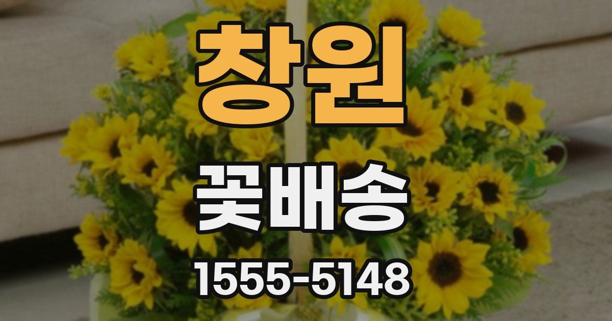 창원 꽃배송