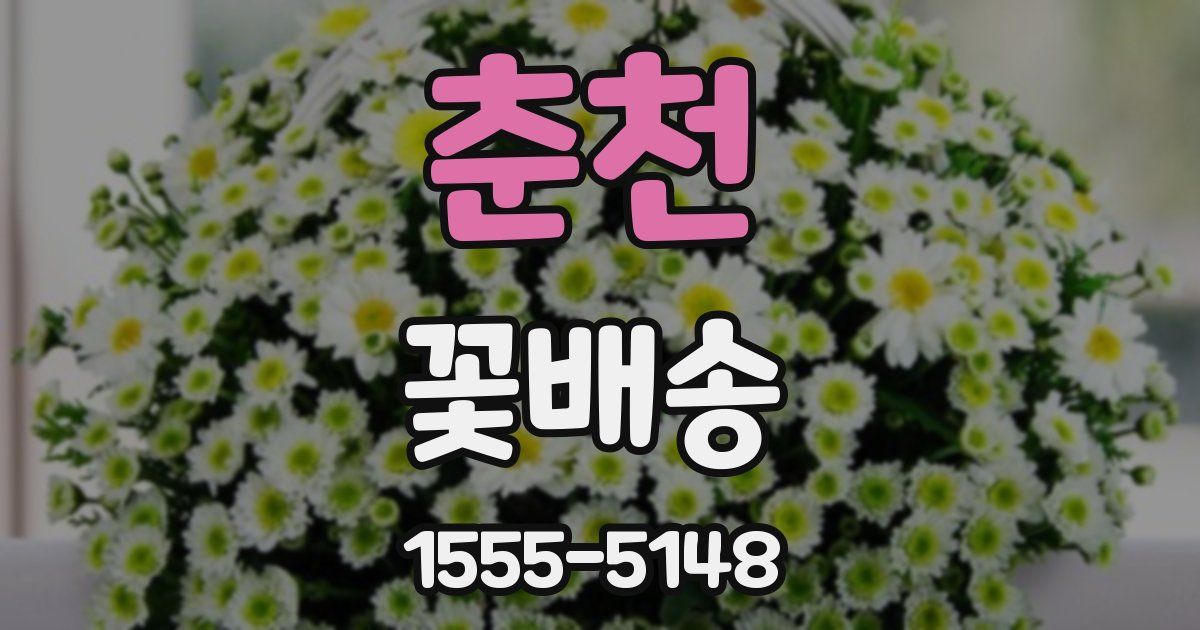 춘천 꽃배송