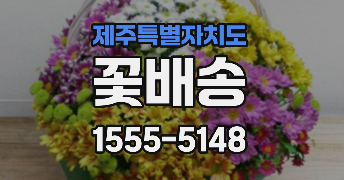제주특별자치도 꽃배송