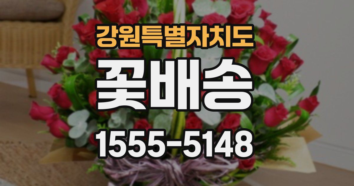 강원특별자치도 꽃배송