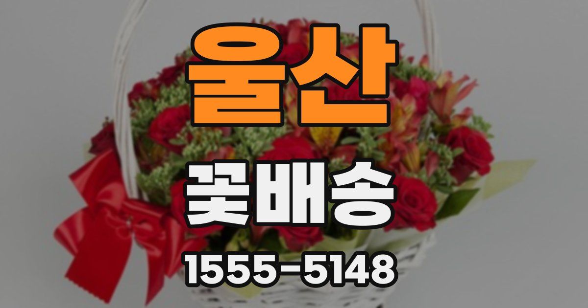 울산 꽃배송