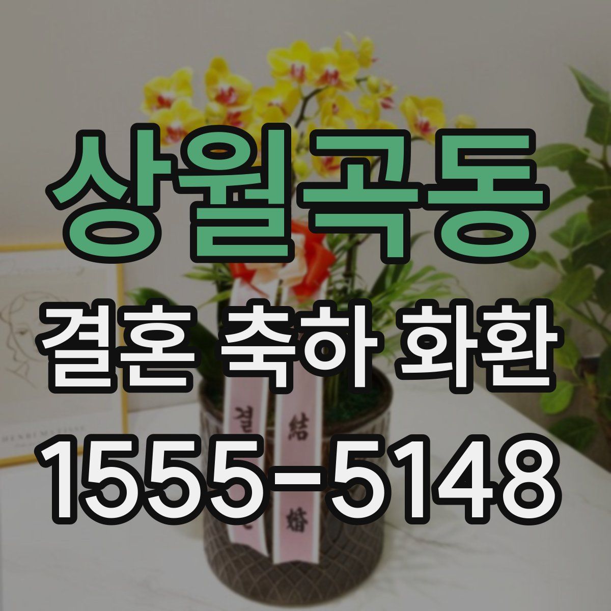 상월곡동 결혼 축하 화환
