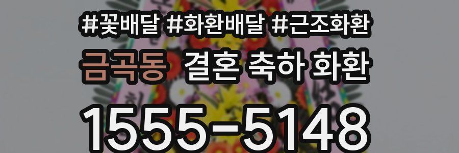 금곡동 결혼 축하 화환