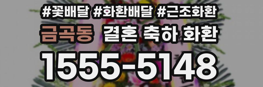 금곡동 결혼 축하 화환