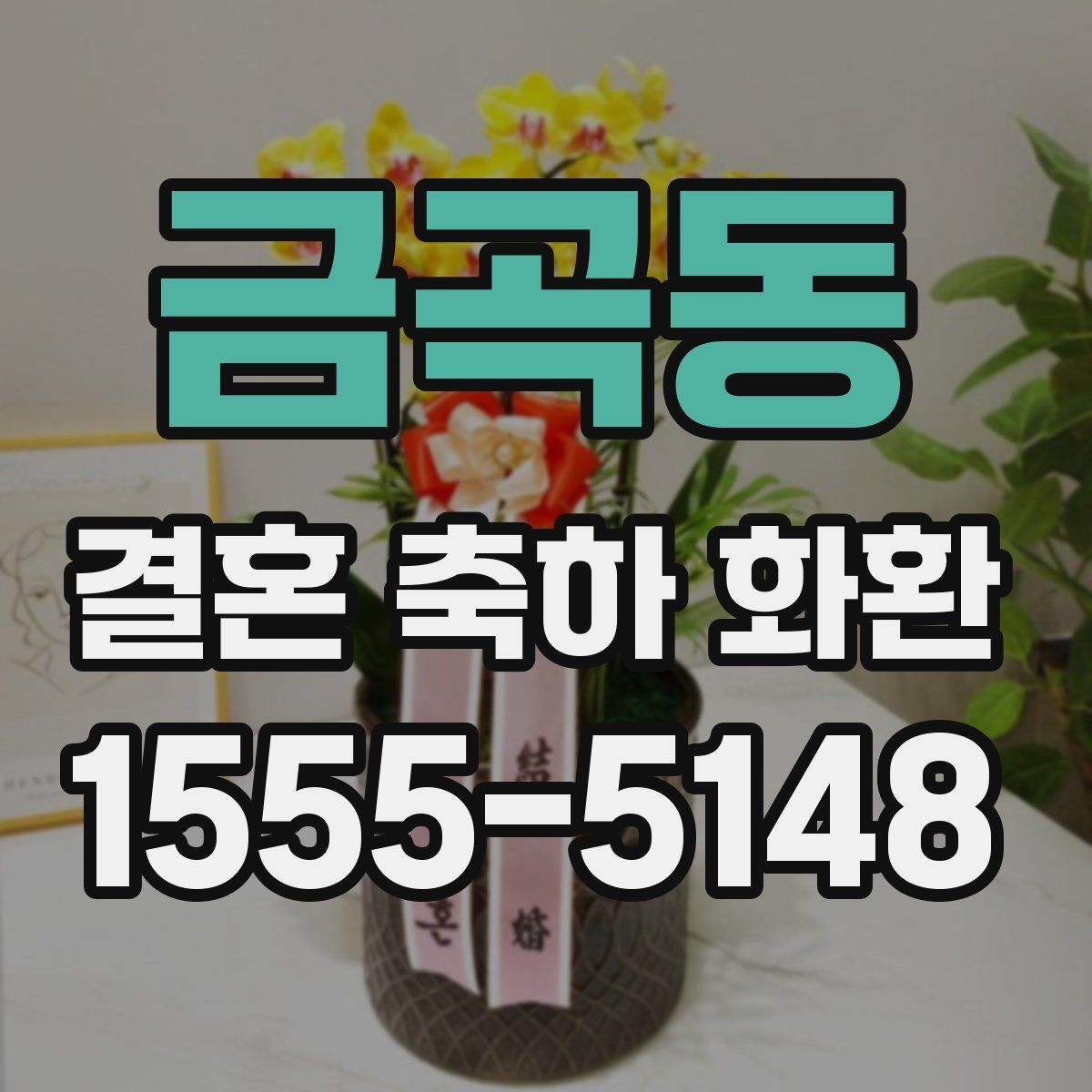 금곡동 결혼 축하 화환