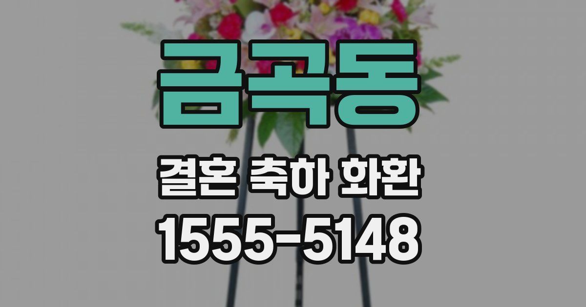 금곡동 결혼 축하 화환