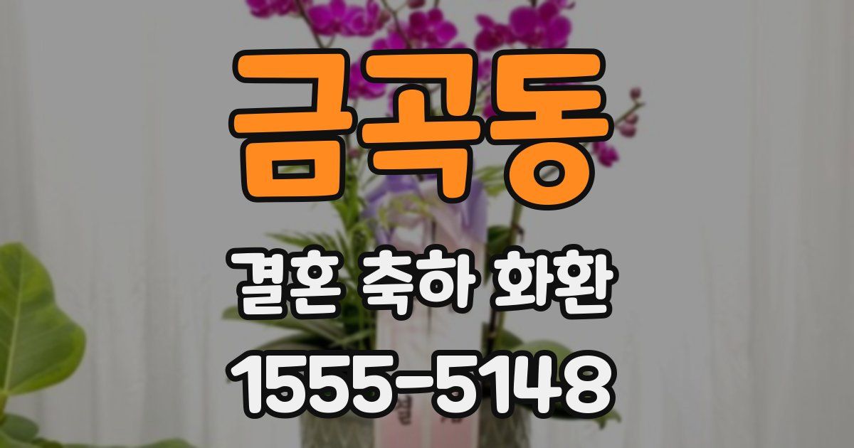 금곡동 결혼 축하 화환