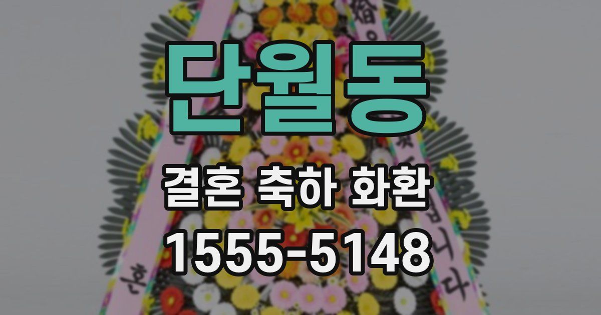 단월동 결혼 축하 화환