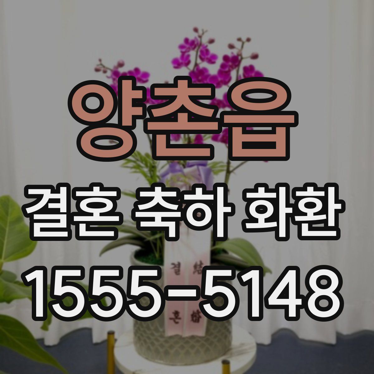 양촌읍 결혼 축하 화환