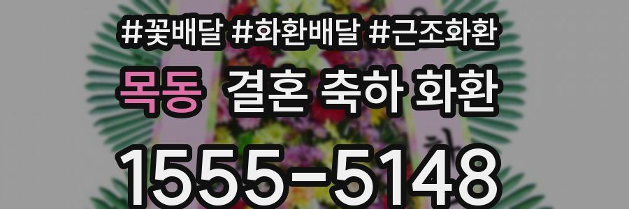목동 결혼 축하 화환