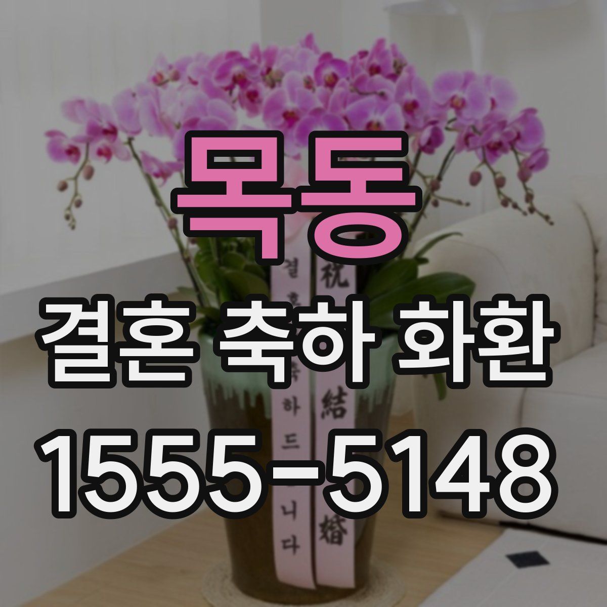목동 결혼 축하 화환
