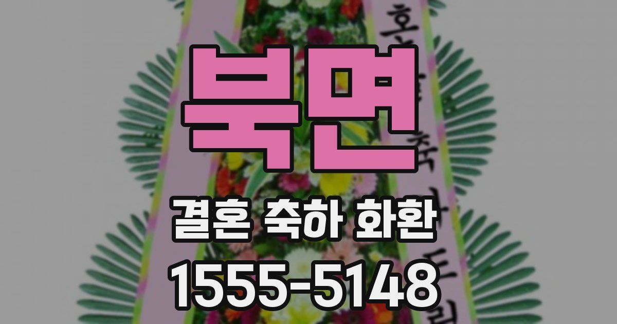 북면 결혼 축하 화환