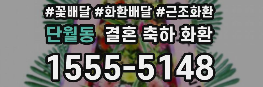 단월동 결혼 축하 화환