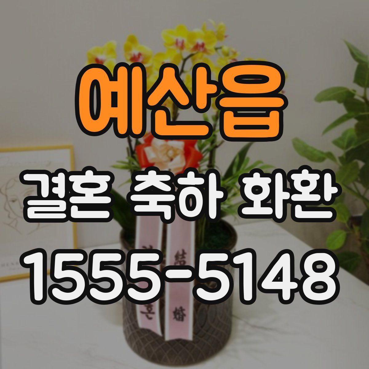 예산읍 결혼 축하 화환