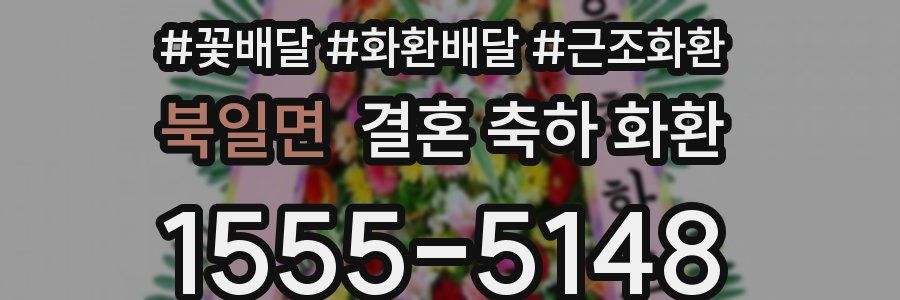 북일면 결혼 축하 화환