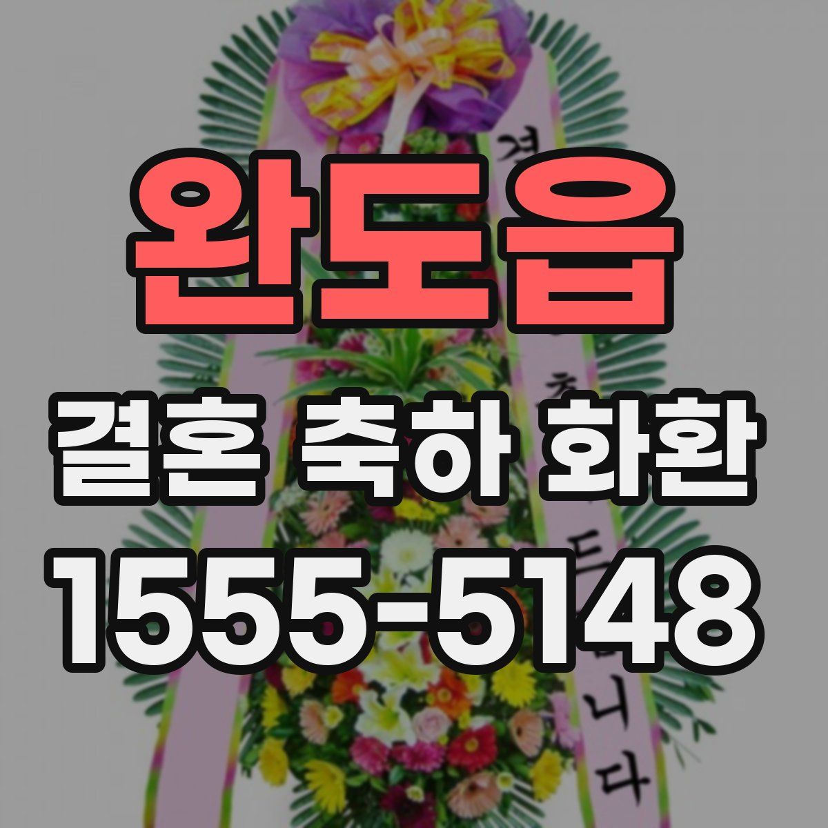 완도읍 결혼 축하 화환