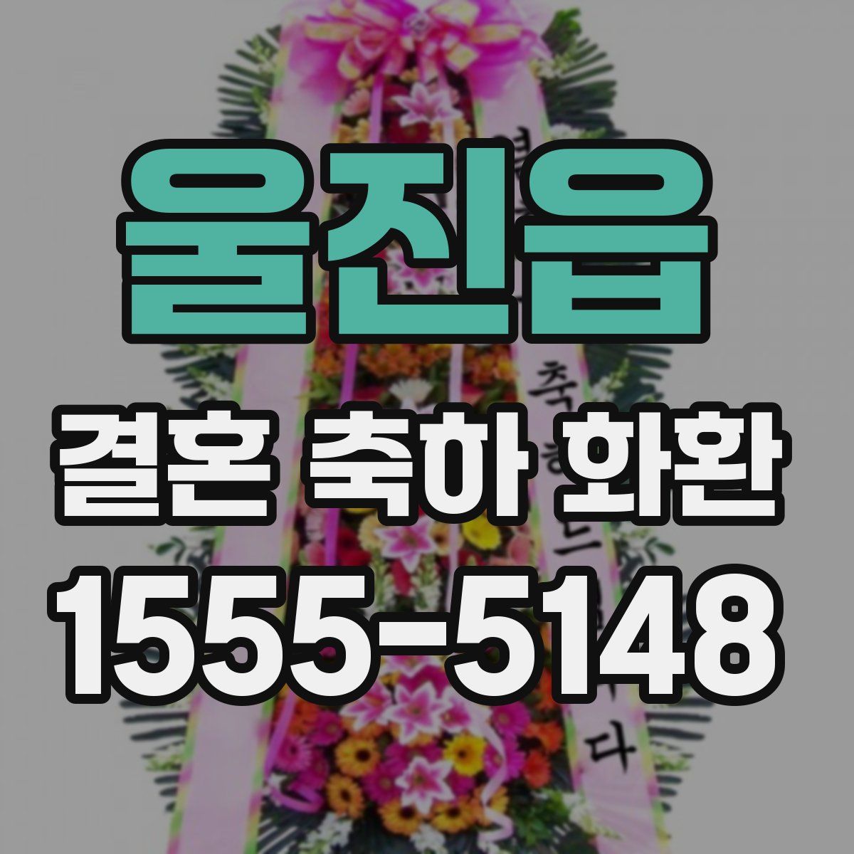 울진읍 결혼 축하 화환
