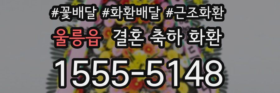 울릉읍 결혼 축하 화환