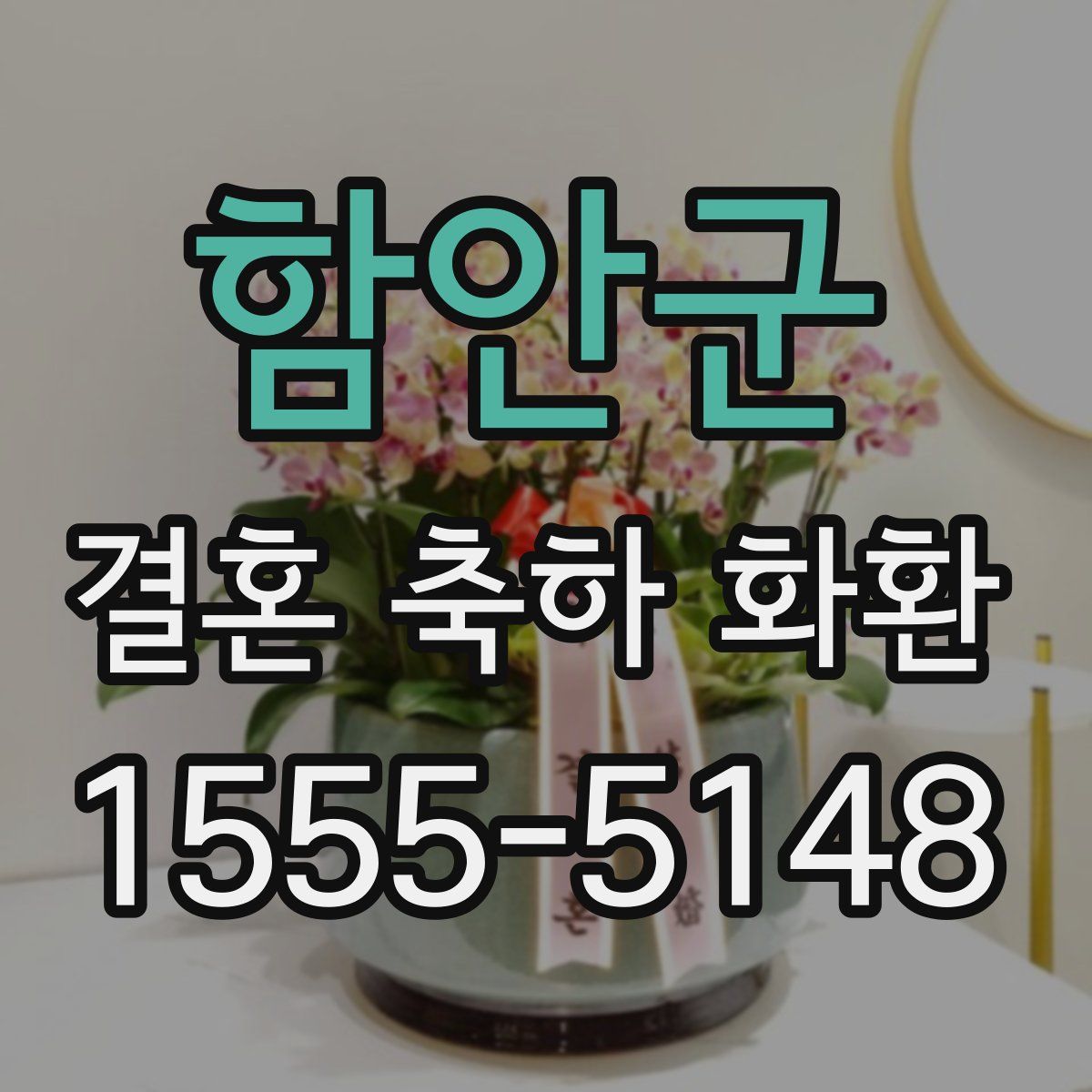 함안군 결혼 축하 화환