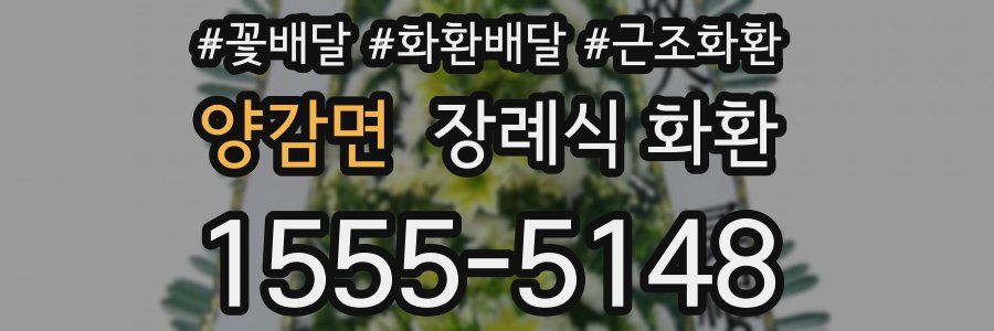 양감면 장례식 화환