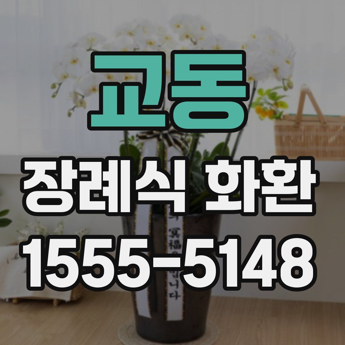교동 장례식 화환