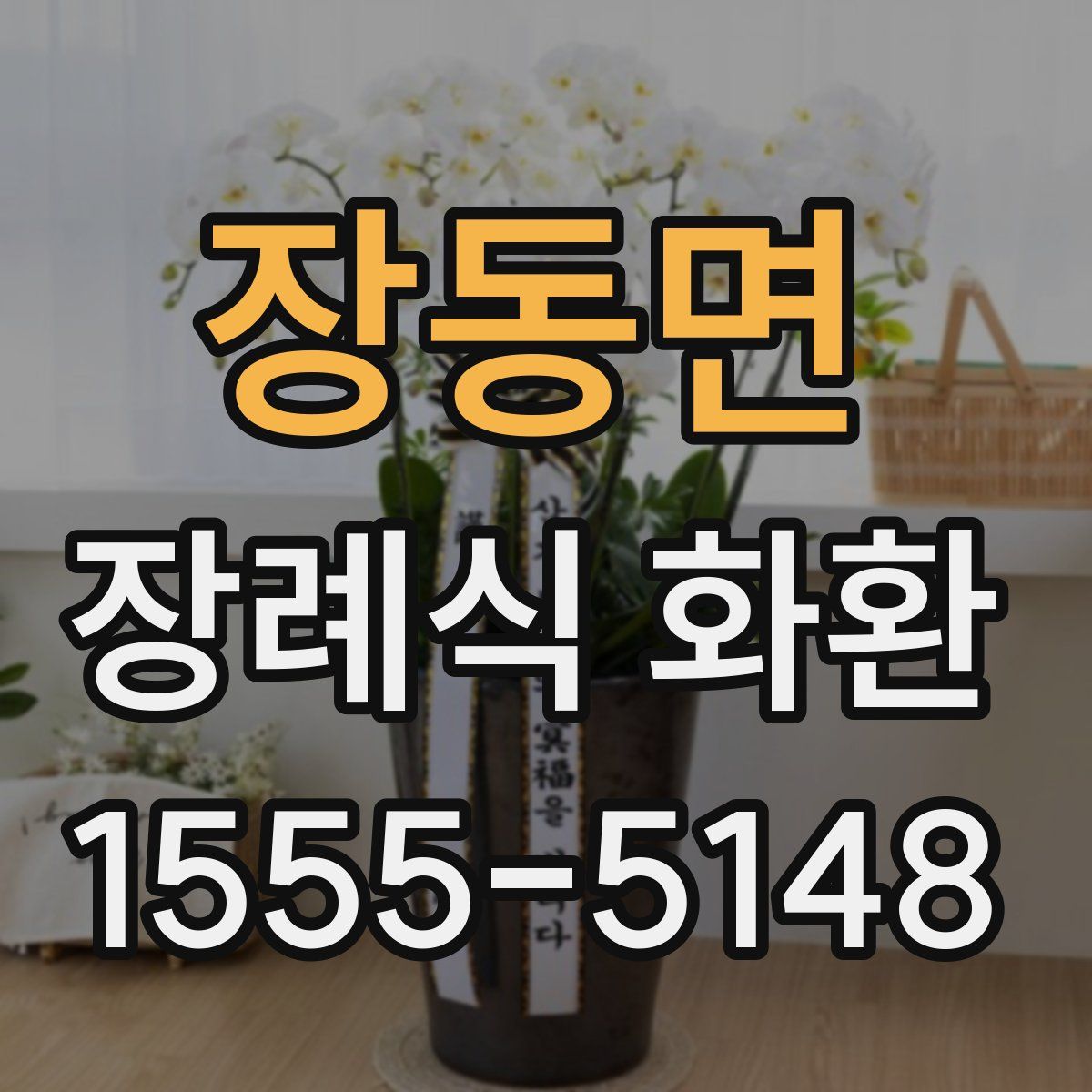장동면 장례식 화환
