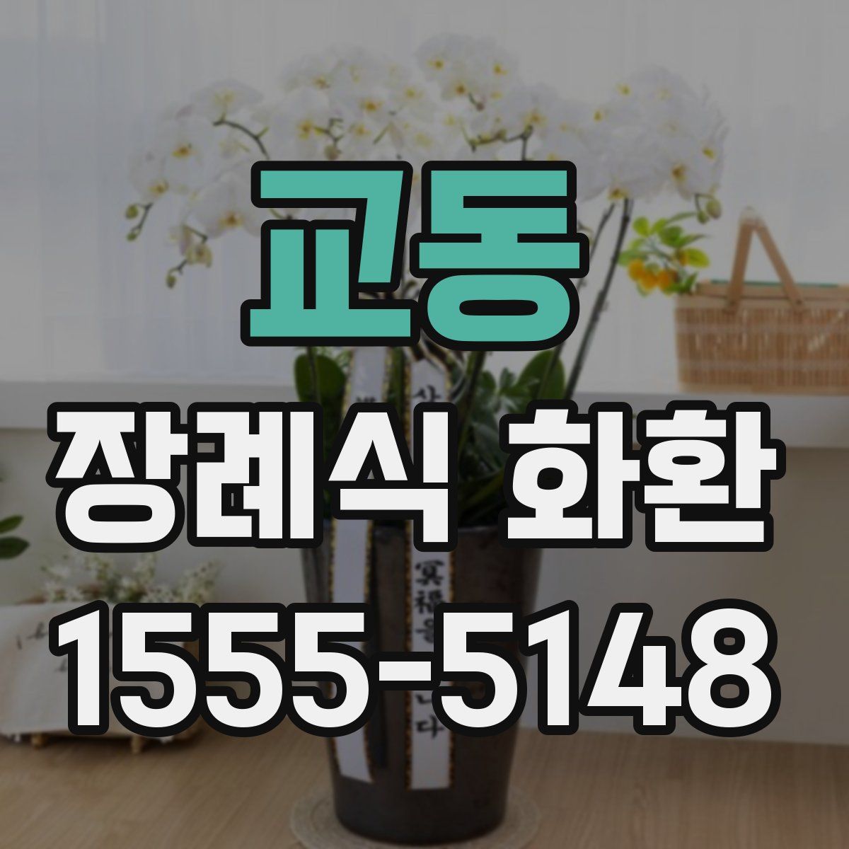 교동 장례식 화환