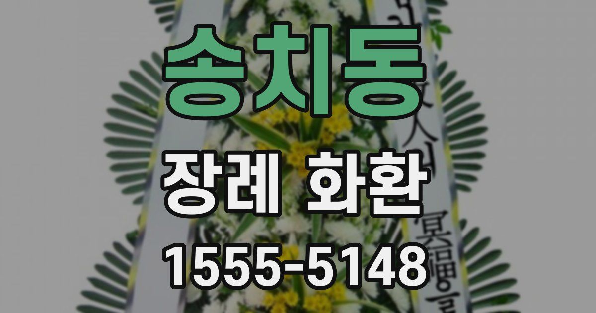 송치동 장례 화환