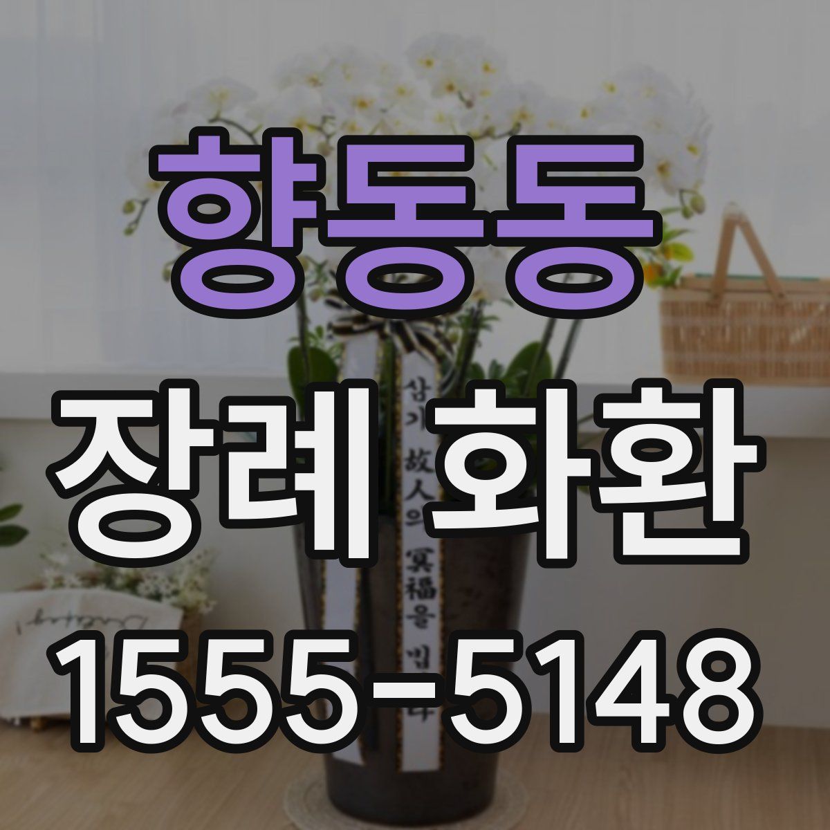 향동동 장례 화환