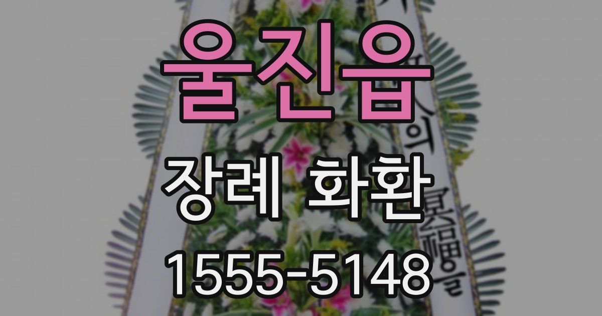울진읍 장례 화환