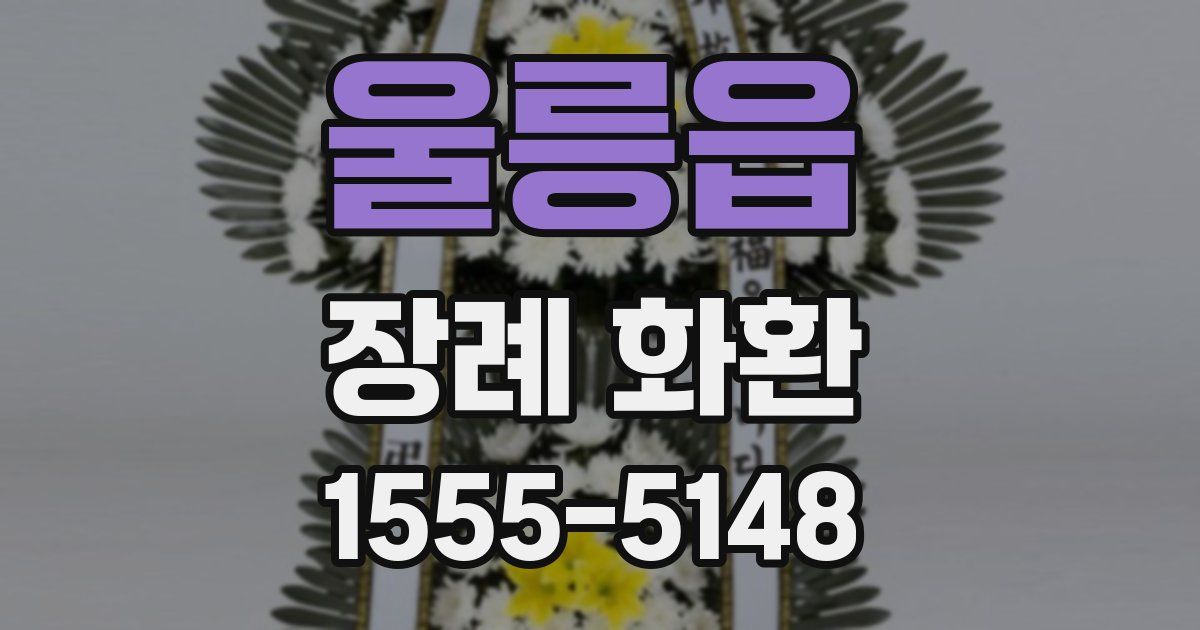 울릉읍 장례 화환