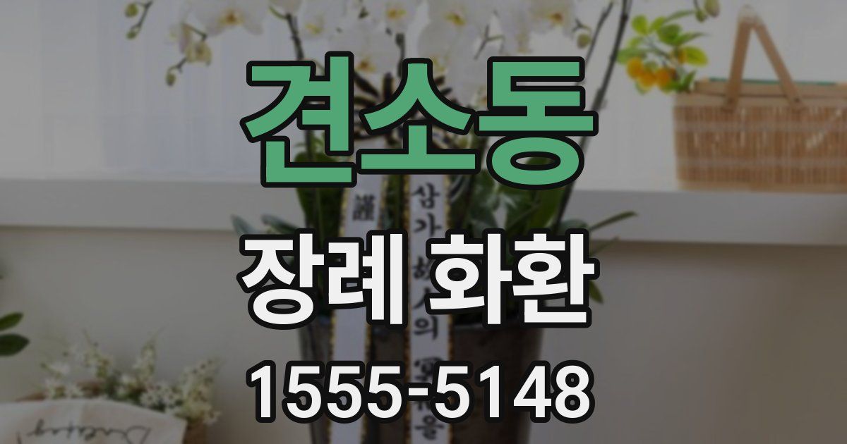 견소동 장례 화환
