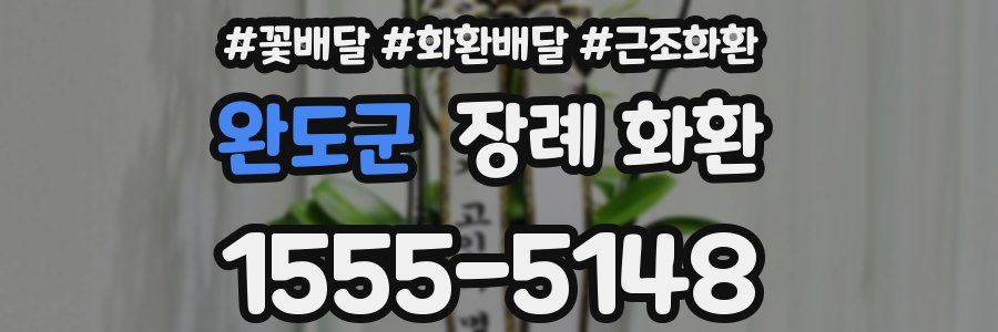 완도군 장례 화환