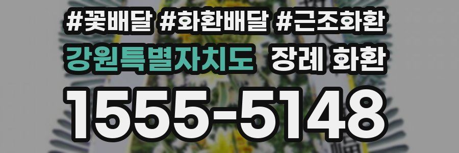 강원특별자치도 장례 화환