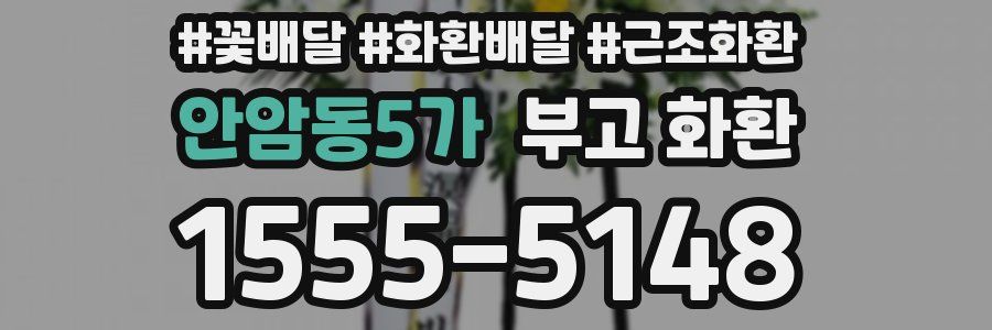 안암동5가 부고 화환