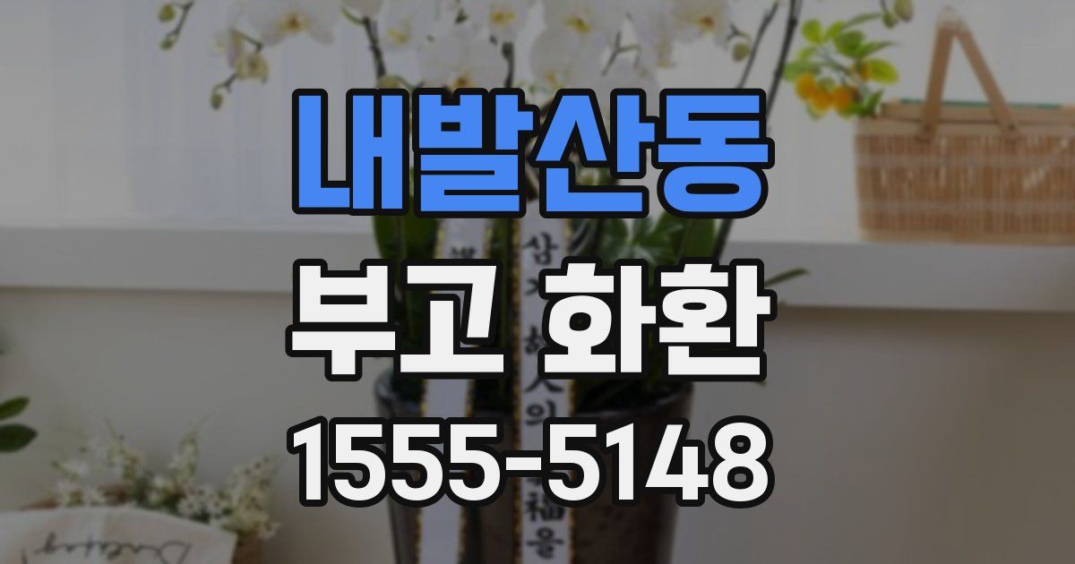 내발산동 부고 화환