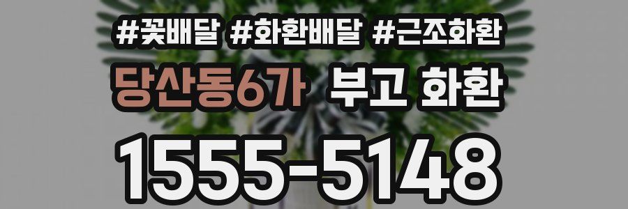 당산동6가 부고 화환
