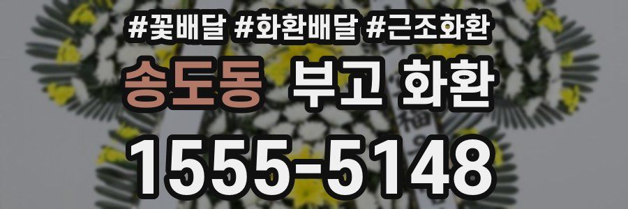 송도동 부고 화환