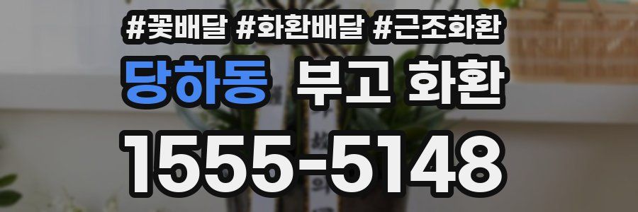 당하동 부고 화환
