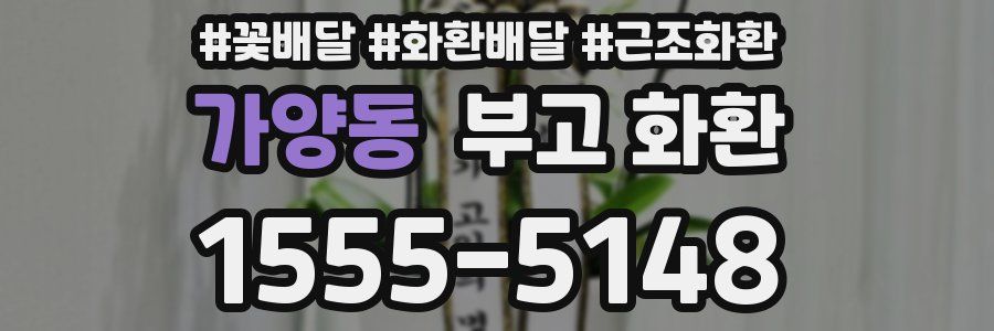 가양동 부고 화환
