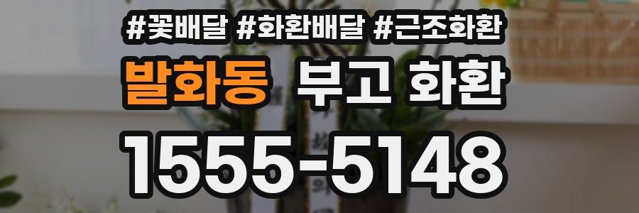 발화동 부고 화환