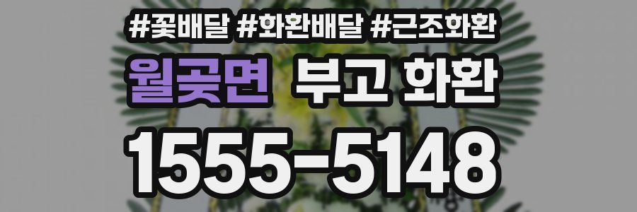 월곶면 부고 화환