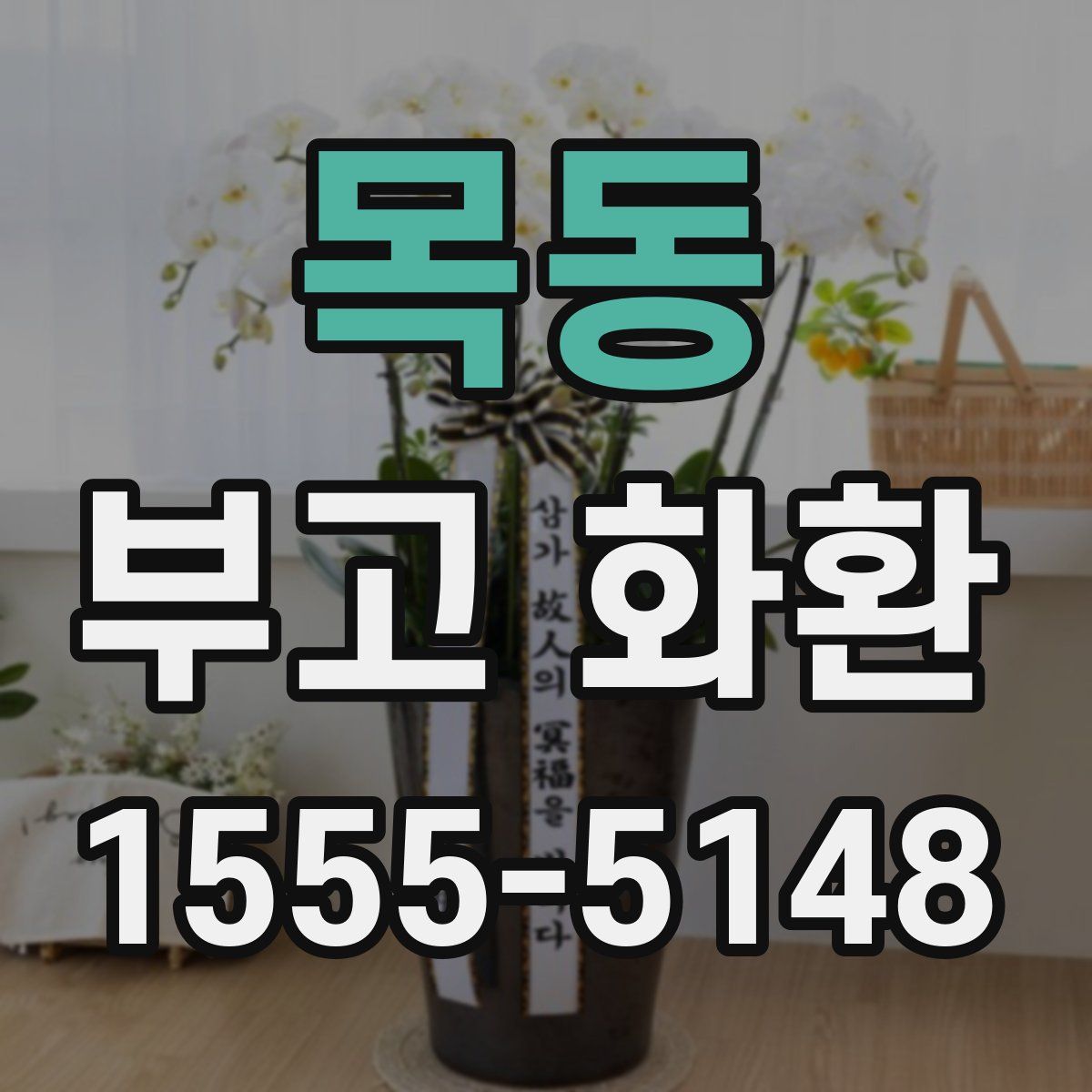 목동 부고 화환