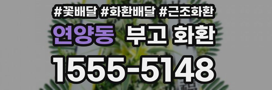 연양동 부고 화환