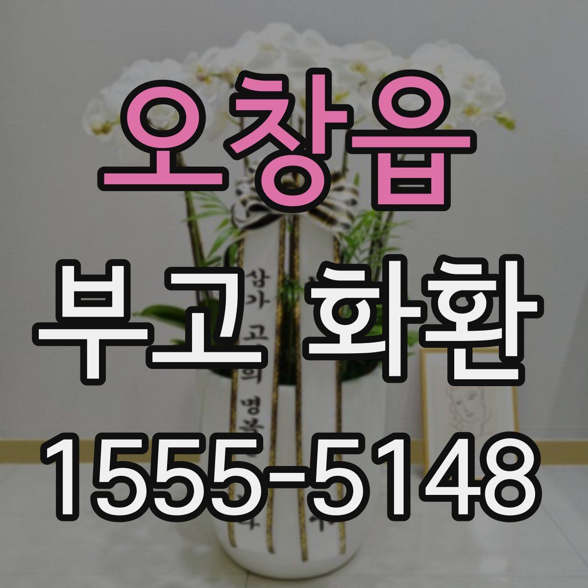오창읍 부고 화환
